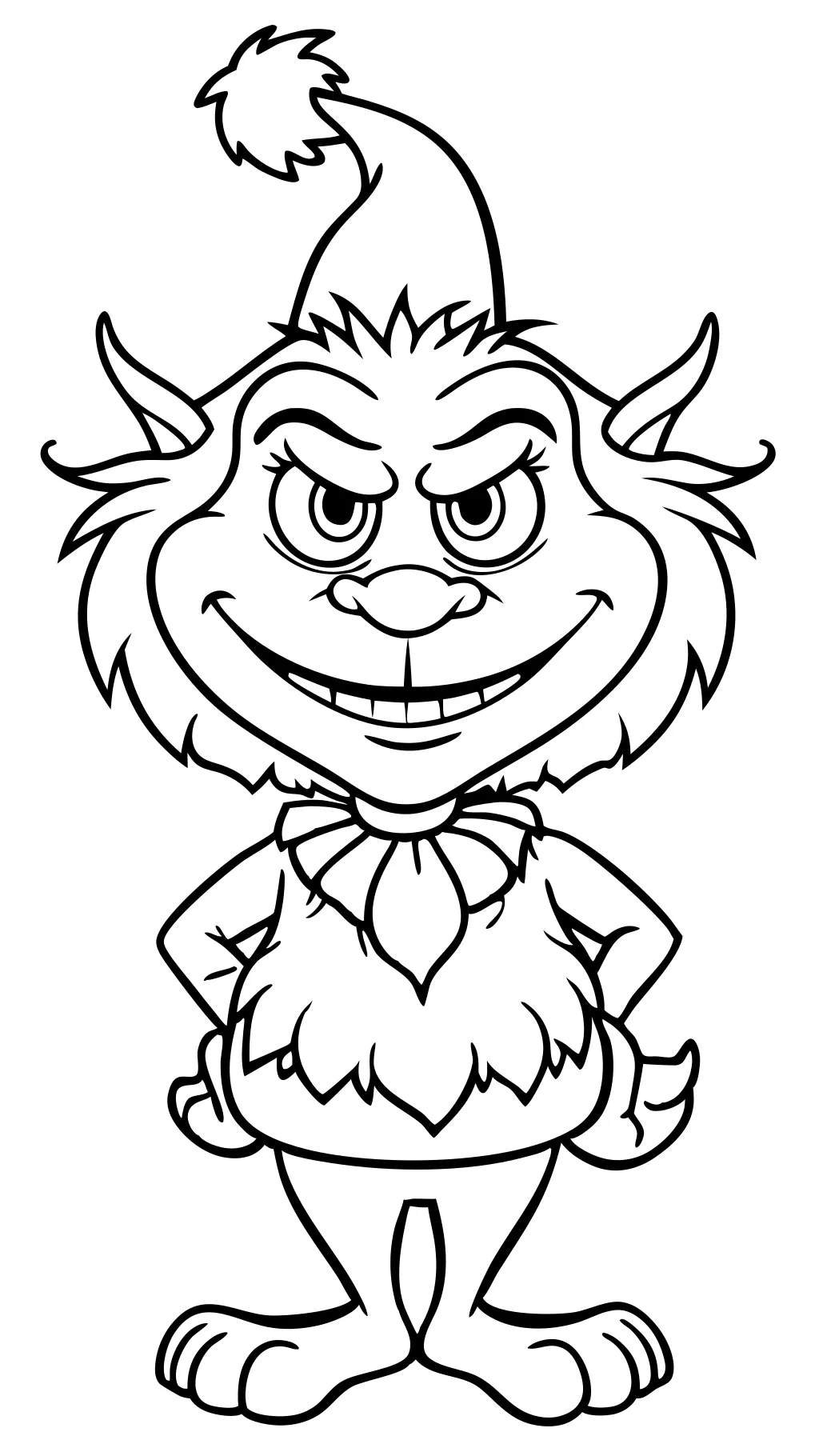 coloring pages grinch